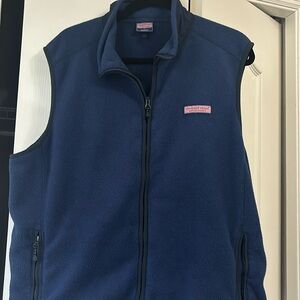 Vineyard Vines fleece zip vest